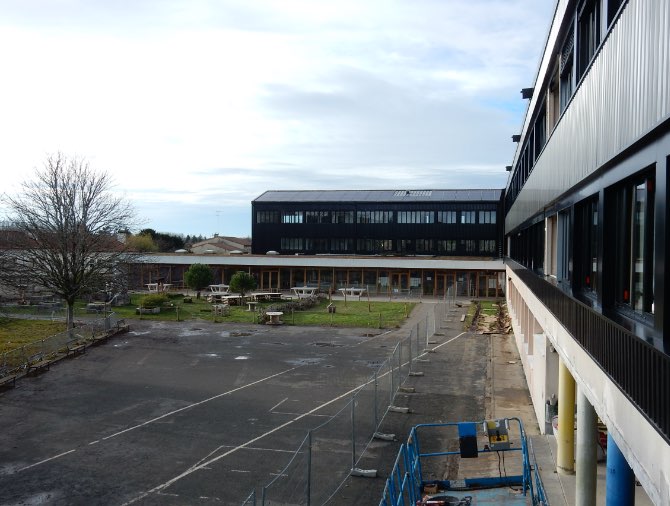 Réhabilitation du collège Jean Lartaut à JARNAC (16)